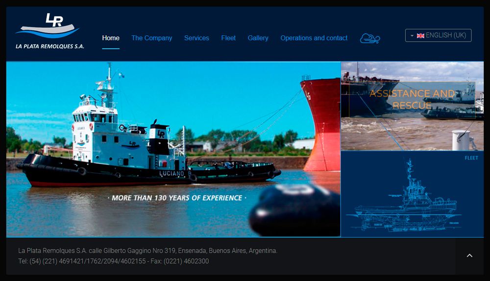 Diseño de sitio web La Plata Remolques